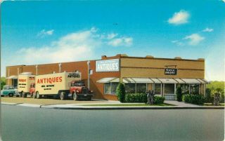Vintage Charles Matthews Antiques Store,  Fort Worth,  Texas Postcard