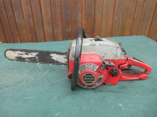 Vintage Jonsereds 80 Chainsaw Chain Saw With 15 " Bar