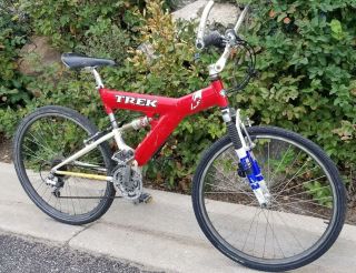 Vintage Trek Y3 18 " Full Suspension Mountain Bike