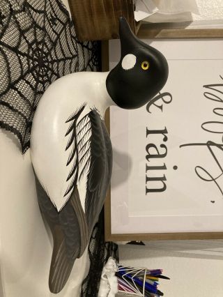 Randy Tull Ducks Unlimited 1990 - 91 Special Edition Black Winged Wood Duck Signed