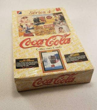 Coca Cola Collector Cards Box Collect A Card 1995 Series 4