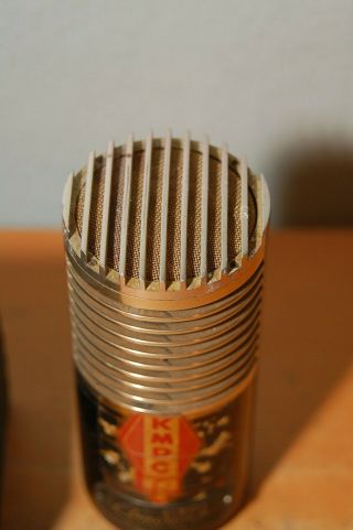 Vintage American Microphone Co.  DR 332 KMPC Radio Station Sticker 