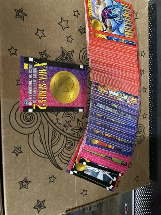 1993 Marvel X - Men Series 2 Trading Cards Complete Base Set,  1 - 100 Nm - Skybox
