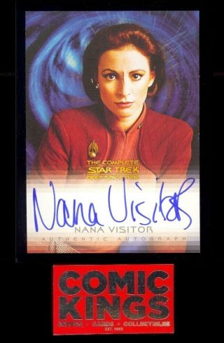 The Complete Star Trek Deep Space Nine Nana Visitor Auto Card A5 Comic Kings