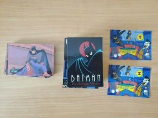 Batman: The Animated Series Trading Cards Topps 1993 1 - 100,  2 Mini Cells,  25 2nd