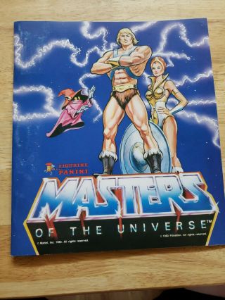 Vintage He - Man Masters Of The Universe 1983 Panini Sticker Album 2 Sticker Pack