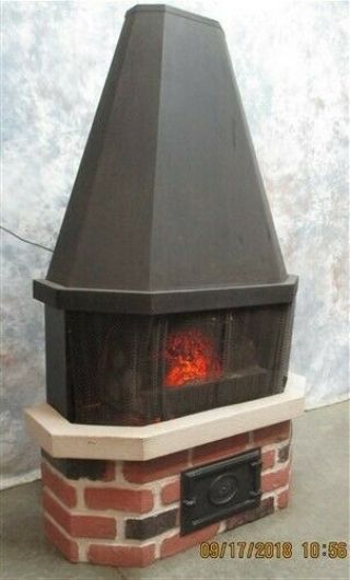 50s 60s 70s Electric Fireplace Heater Midcentury Small Space Room Heater Vintage