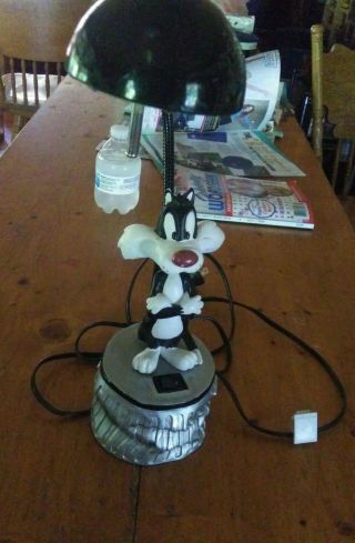 Vintage Casal 1996 Looney Toons Sylvester The Cat Desk Lamp