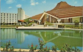 Hotel Siam Intercontinental Bangkok Thailand Exterior Vintage Postcard Unposted