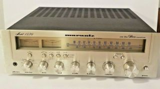 Marantz 1530 Vintage Am/fm Audio Receiver: Serviced,  Cleaned No Antenna