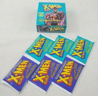 6 Packs - 1992 Impel The Uncanny X - Men Trading Cards