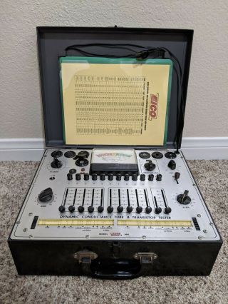 Vintage Eico Model 666 Dynamic Conductance Tube And Transistor Tester