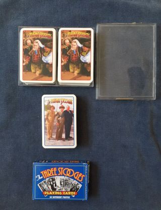 Three Stooges Playing Card Decks - 4 Decks 2