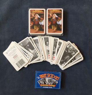 Three Stooges Playing Card Decks - 4 Decks 3