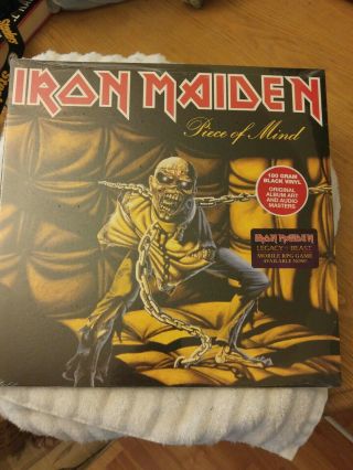 Iron Maiden Piece Of Mind 180g Lp Gatefold Vinyl