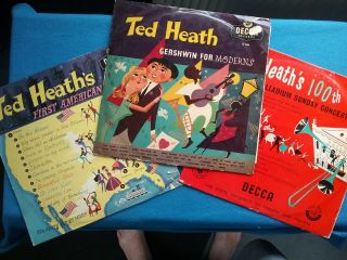 3 X Vinyl Albums - Ted Heath And His Music/orchestra - From The 1950s