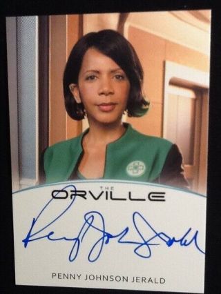 The Orville 2018 Autograph Penny Johnson Jerald As Dr.  Claire Finn