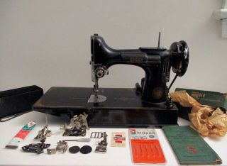 Vintage Centennial 1951 Singer Featherweight 221 Sewing Machine Parts