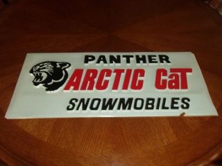 Vintage Arctic Cat Dealer Magnetic Sign Artic