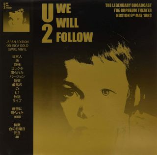 U2 - We Will Follow - The Legendary Broadcast Live - Gold Vinyl [lp] [vinyl]