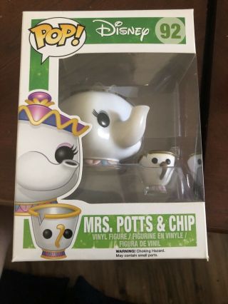 Funko Pop Disney Mrs.  Potts & Chip 92