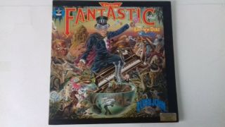 Elton John Captain Fantastic And The Brown Dirt Cowboy Vinyl Album Poster