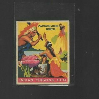 1933 Goudey Indian Gum Captain John Smith 70 Series Of 96 Cards Vg Ex Plus
