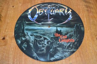 Obituary.  The End Complete.  1992.  Rc 92015.  A1/b1.  Picture Vinyl.