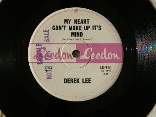 Derek Lee Watch What You Do Leedon Orig Oz Garage Rock Beat 7 " 45