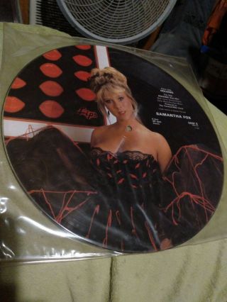 Samantha Fox Picture Disc Holding 12 "