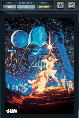 Star Wars Card Trader: Poster - A Hope (alternative Art) 15cc - Legendary