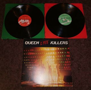 Rare Queen Lp Live Killers 1979 2 X 12 " Vinyl Lp Near