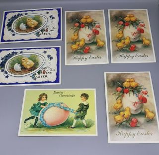 Vintage Postcards: Easter Greetings Happy Easter,  A Glad Easter Lillian Vernon
