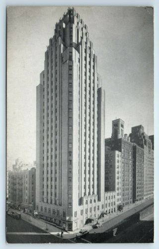 Vintage Postcard Beekman Tower Hotel York City Ny Nyc