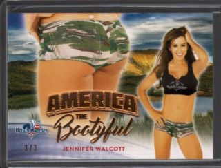 Jennifer Walcott 3/3 2017 Benchwarmer America Bootyful Butt Card Df1