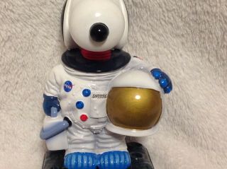 Westland Peanuts Snoopy Dog Astronaut Kennedy Space Center Figurine 2009 Rare 3