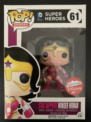 Funko Pop Dc Heroes Star Sapphire Wonder Woman 61 Fugitive Toys Exclusive