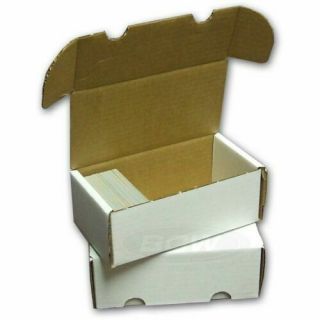 10 X 400 Count Cardboard Trading Cards Storage Box Yugioh Pokemon Mtg Sports Afl