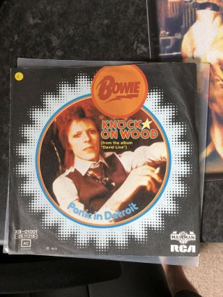 David Bowie Knock On Wood German Issue