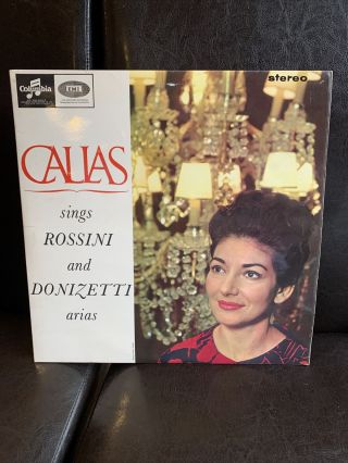 Callas Sings Rossini And Donizetti Arias - 1st Label And Insert - Sax 2564
