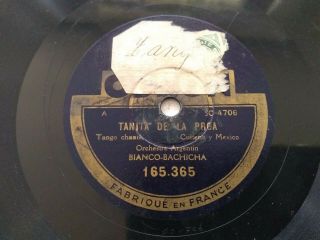 Bianco - Bachicha Odeon 165365 Tango 78 Tanita De La Proa / Bandoneon Arrabalero