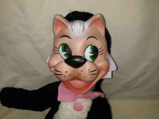 Vintage Knickerbocker Mr.  Jinks Stuffed Animal Rubber Face Exc.  $39.  99