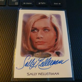 Sally Kellerman Signed Women Of Star Trek Card - The Series Rittenhouse