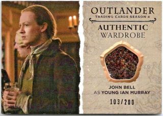 Cryptozoic Outlander Season 4 John Bell As Young Ian Murray Wardrobe M28 /200