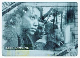 Topps The Walking Dead Season 6 Keep Driving Black Priting Plate 94 (1/1)