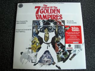 The Legend Of The 7 Golden Vampires Hammer Films Vinyl Lp Peter Cushing Narrator