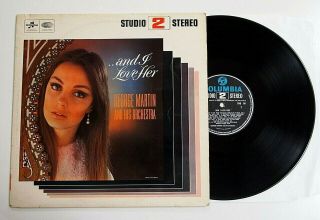 George Martin & Orchestra - And I Love Her Lp Vinyl Rare 1966 Album The Beatles