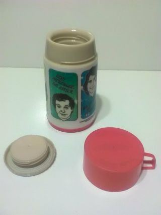 Welcome Back Kotter Thermos For Lunchbox 1977 Red Top.  Good Shape