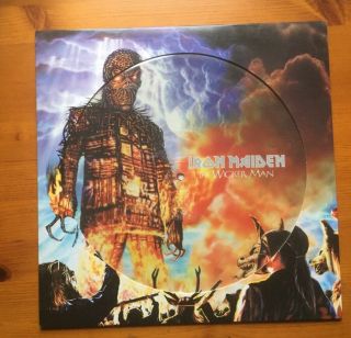 Iron Maiden The Wicker Man 3 Track 12” Picture Disc.  Pre - Owned In Vg