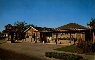 Hi - Ho Motel Salt Lake City Utah 1950 - 60s Vintage Postcard